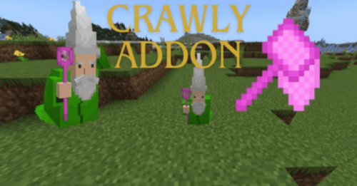 Gnome Crawly Addon (1.21) – MCPE/Bedrock Mod Thumbnail