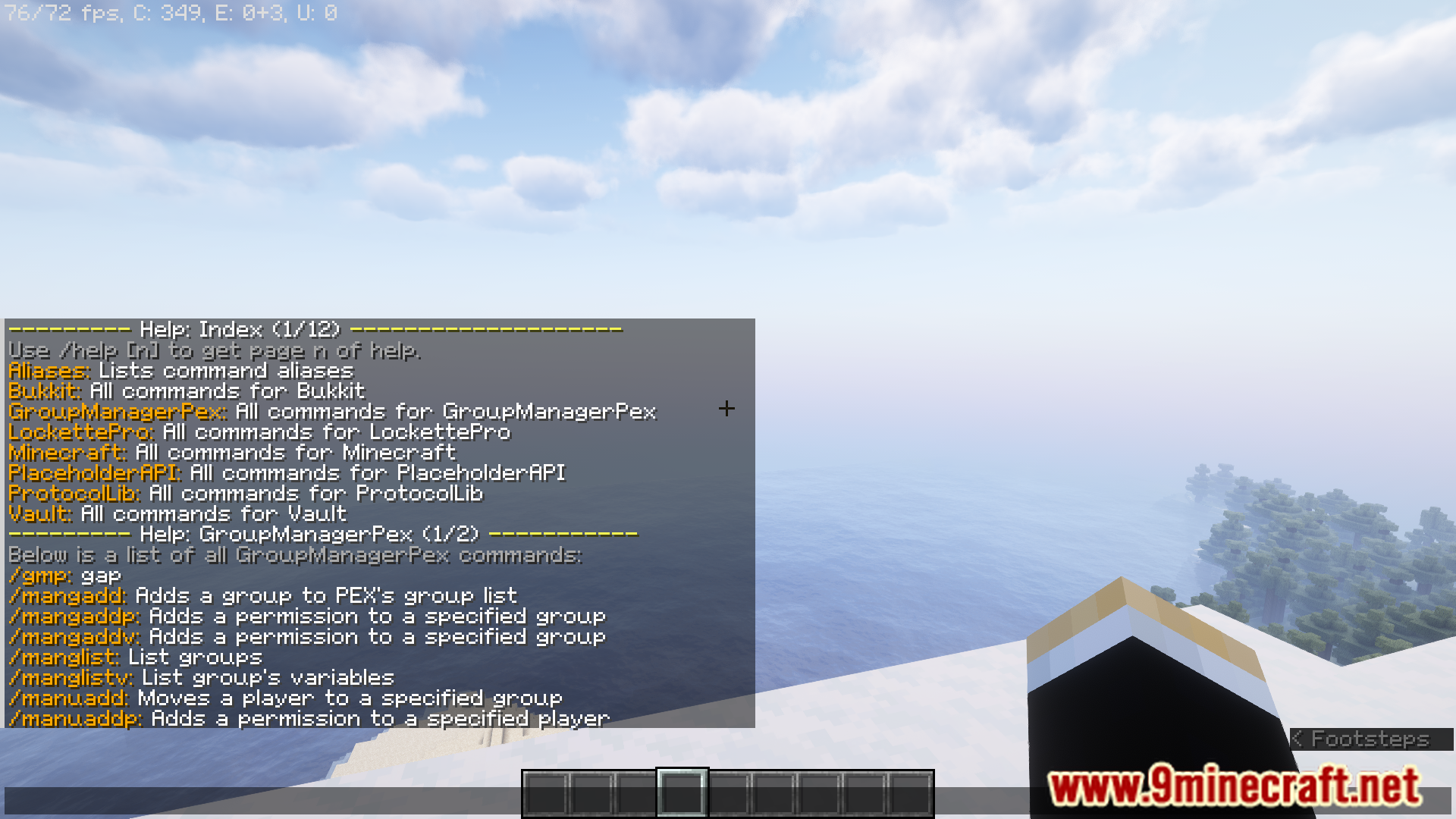 GroupManagerPEX Plugin (1.12.2, 1.8.9) - Uses GroupManager Commands To Operate PEX 2