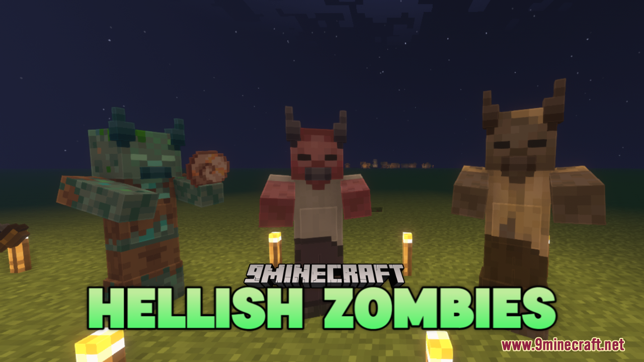 Hellish Zombies Resource Pack (1.21.1, 1.20.1) - Texture Pack 1