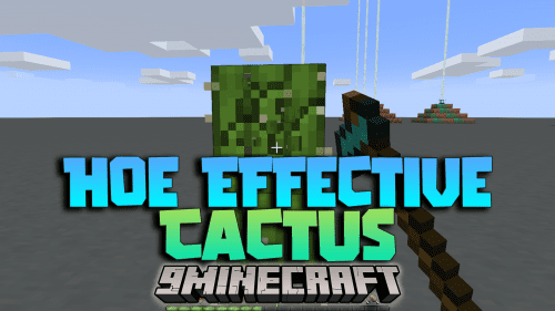 Hoe Effective Cactus Data Pack (1.21.1, 1.20.1) – Speed Up Your Cactus Harvesting Thumbnail