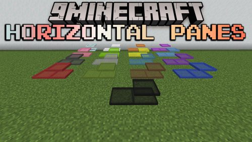 Horizontal Panes Mod (1.18.2, 1.16.5) – Various Horizontal Glass Panes Thumbnail