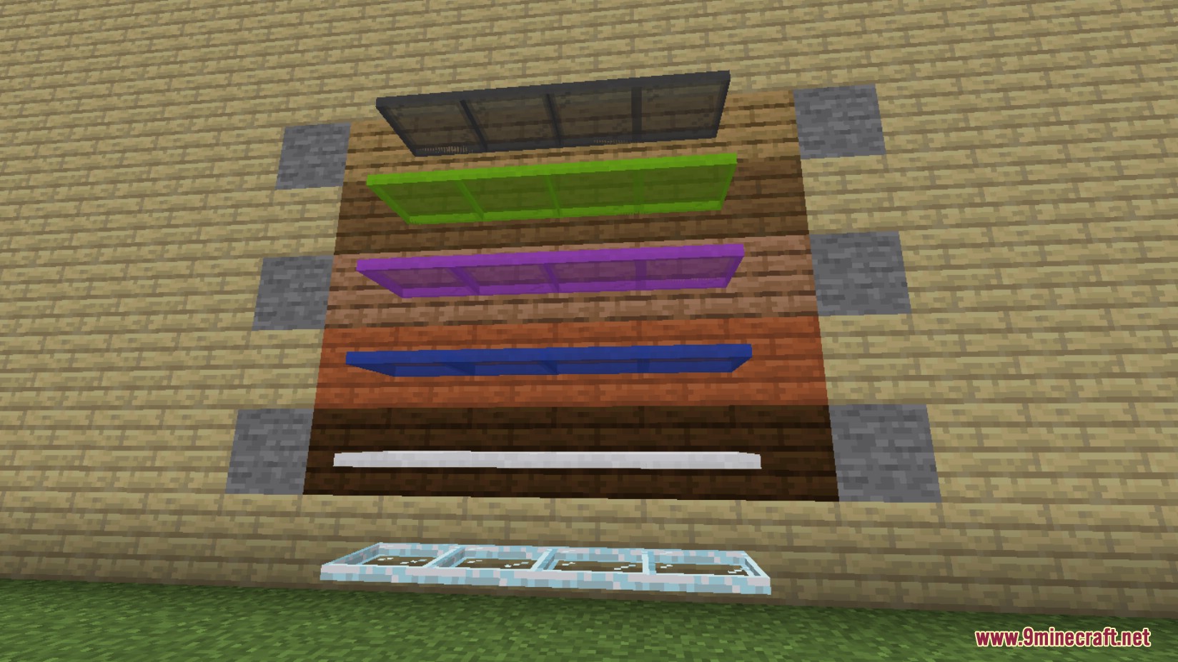 Horizontal Panes Mod (1.18.2, 1.16.5) - Various Horizontal Glass Panes 11