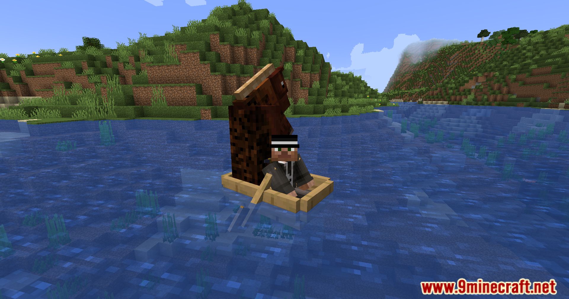 Horse In Boat Mod (1.21, 1.20.4) - Smooth Sailing With Your Horse 5