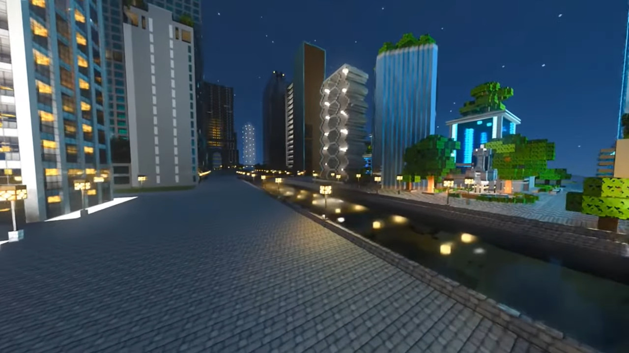 Infinite City Map (1.21, 1.20) - MCPE/Bedrock 5