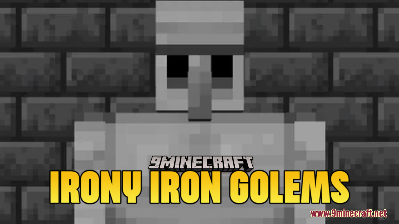 Irony Iron Golems Resource Pack (1.21.1, 1.20.1) - Texture Pack 1