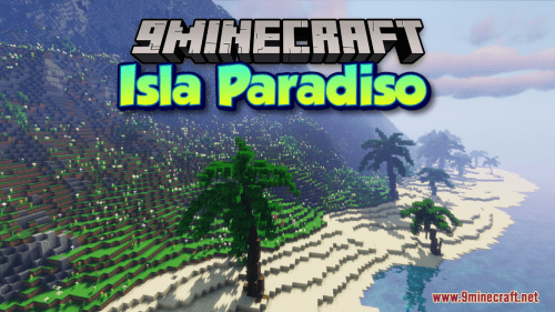 Isla Paradiso Map (1.21.1, 1.20.1) – A Volcanic Haven Thumbnail