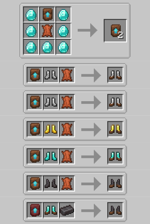 Crystal Nest Leathered Boots Mod (1.20.4, 1.20.1) - Combine Leather With Any Boot 2