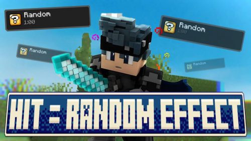 Minecraft But Every Hit You Get A Random Effect Addon (1.21) – MCPE/Bedrock Mod Thumbnail