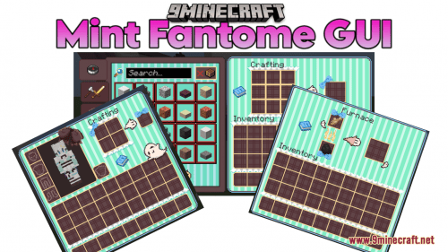 Mint Fantome GUI Resource Pack (1.21.1, 1.20.1) – Texture Pack Thumbnail