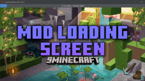 Mod Loading Screen Mod (1.21, 1.20.6) – Detailed Mod Loading Progress Thumbnail