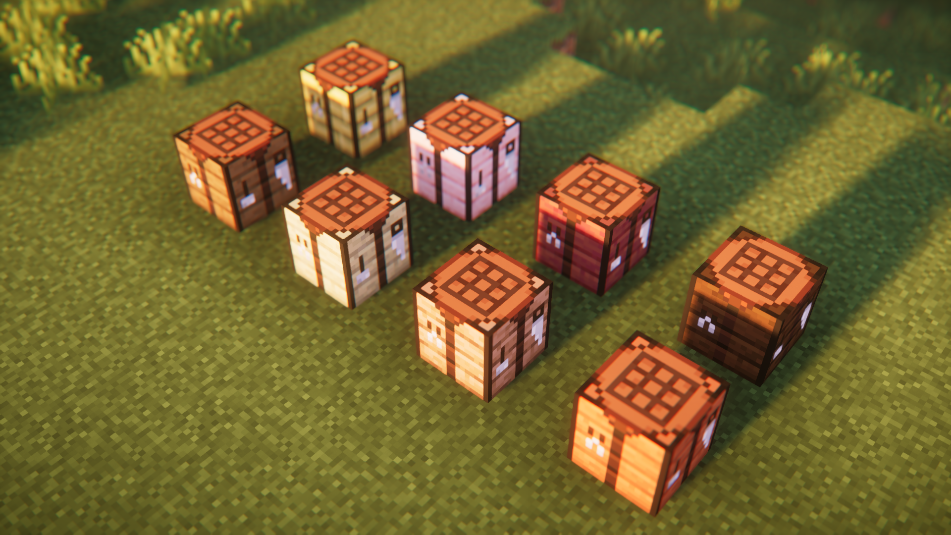 LieOnLion More Crafting Tables Mod (1.21.1, 1.20.1) - Crafting Table Variants 3