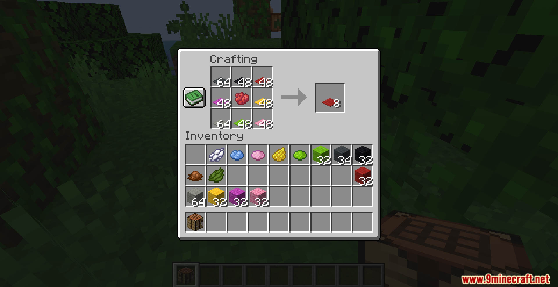 More Dyed Wool And Carpet Data Pack (1.21.1, 1.20.1) - Large-scale Dyeing Projects 12