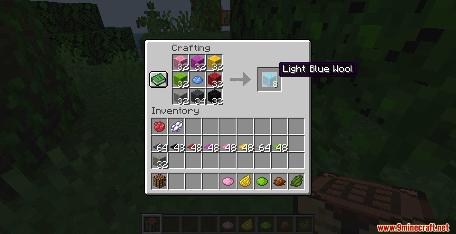 More Dyed Wool And Carpet Data Pack (1.21.1, 1.20.1) - Large-scale Dyeing Projects 4