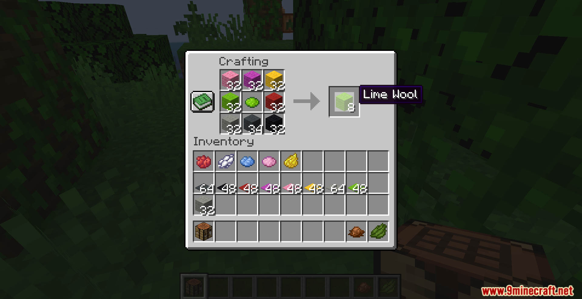 More Dyed Wool And Carpet Data Pack (1.21.1, 1.20.1) - Large-scale Dyeing Projects 7