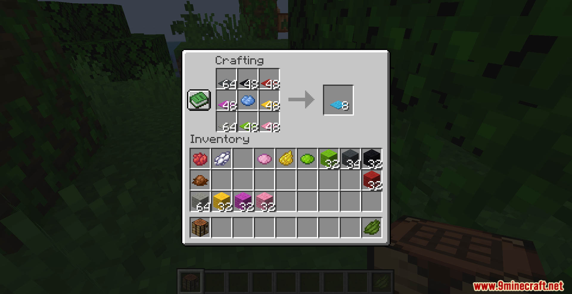 More Dyed Wool And Carpet Data Pack (1.21.1, 1.20.1) - Large-scale Dyeing Projects 9