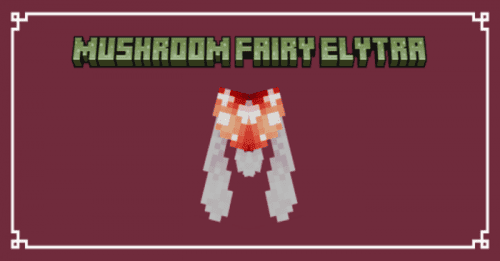 Mushroom Fairy Elytra Texture Pack (1.21) – MCPE/Bedrock Thumbnail