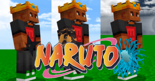 Naruto 3D Texture Pack (1.21, 1.20) – MCPE/Bedrock Thumbnail