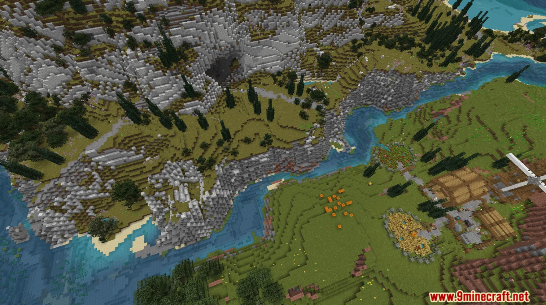 Navigable Rivers Data Pack Add-On (1.21.1, 1.20.1) - Immersive And Navigable World 6