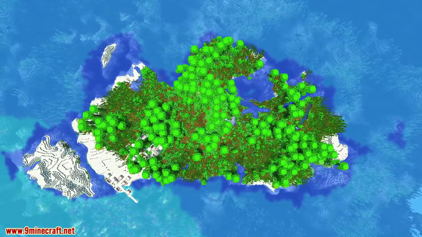 New Small Island Minecraft Seeds (1.21.1, 1.21) - Java/Bedrock Edition 4