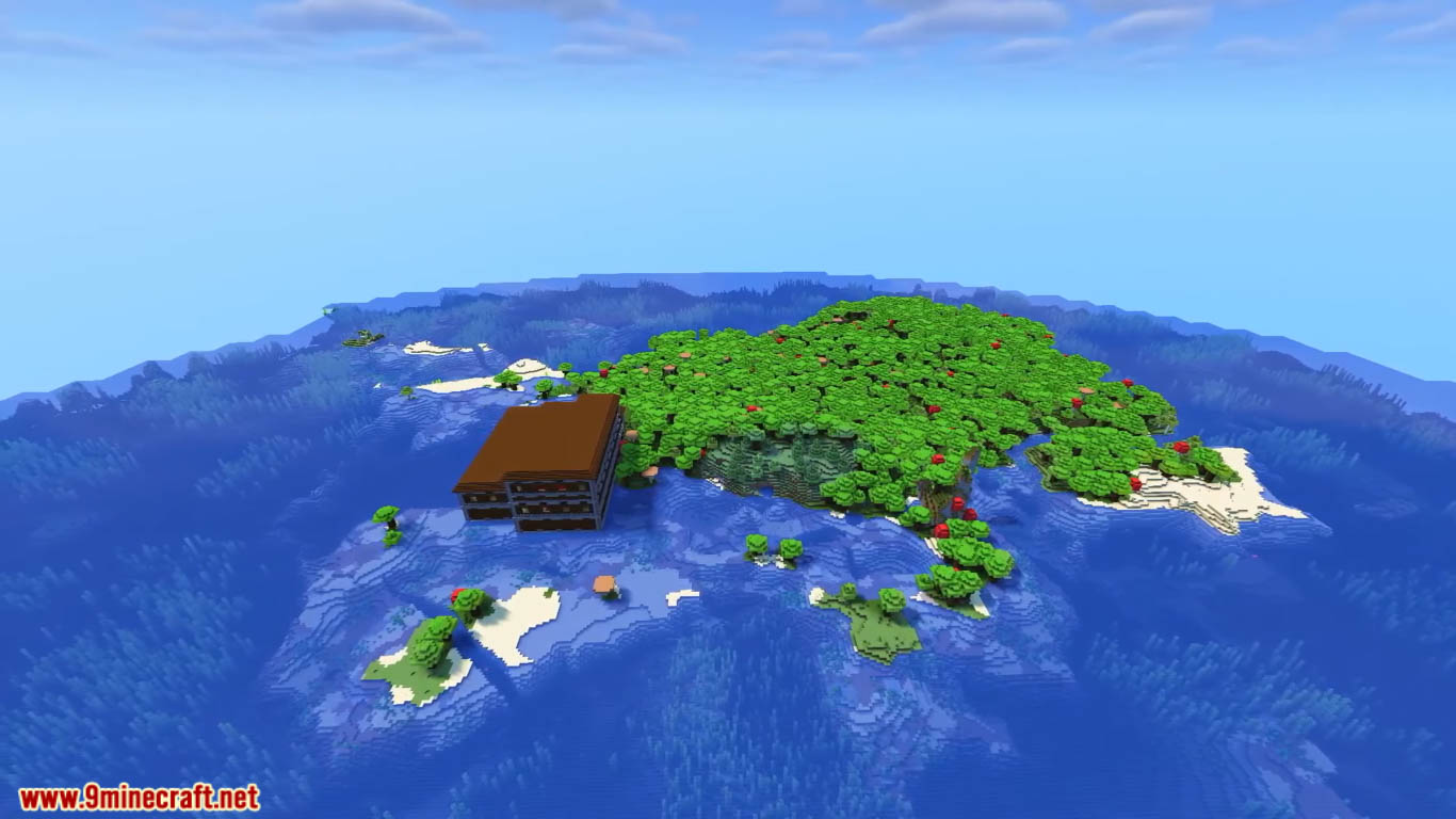 New Small Island Minecraft Seeds (1.21.1, 1.21) - Java/Bedrock Edition 9