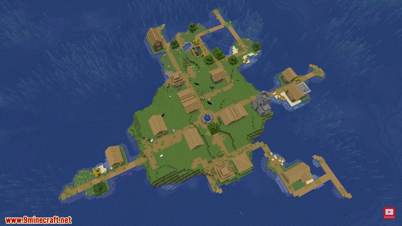 New Village Island Seeds For Minecraft Players (1.20.6, 1.20.1) - Java Edition 3