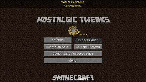 Nostalgic Tweaks Mod (1.21.1, 1.20.1) – Classic Minecraft Gameplay Thumbnail