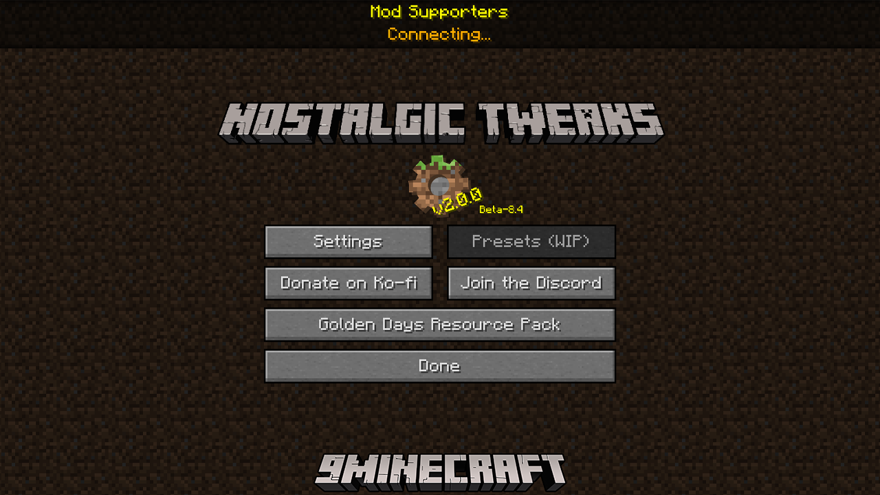 Nostalgic Tweaks Mod (1.21.1, 1.20.1) - Classic Minecraft Gameplay 1