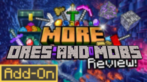 Ores And Mobs Addon (1.21) – MCPE/Bedrock Mod Thumbnail