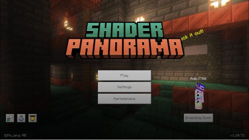 Panorama with Shader (1.21) – MCPE/Bedrock Thumbnail