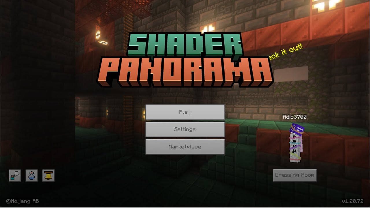 Panorama with Shader (1.21) - MCPE/Bedrock 1