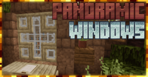 Panoramic Windows Addon (1.21) – MCPE/Bedrock Mod Thumbnail