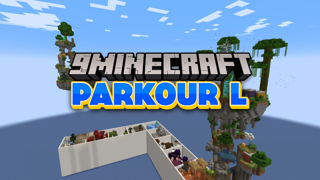 Parkour L Map (1.21.1, 1.20.1) - Fun With Friends 1