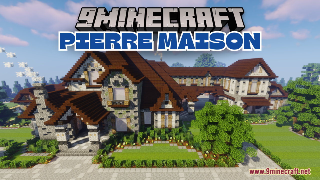 Pierre Maison Map (1.21.1, 1.20.1) - One Of A Kind Mansion 1