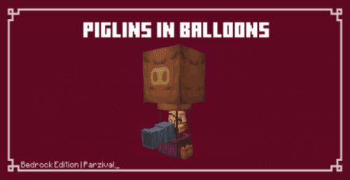 Piglins in Balloons Texture Pack (1.21) – Bare Bones Compatibility Thumbnail