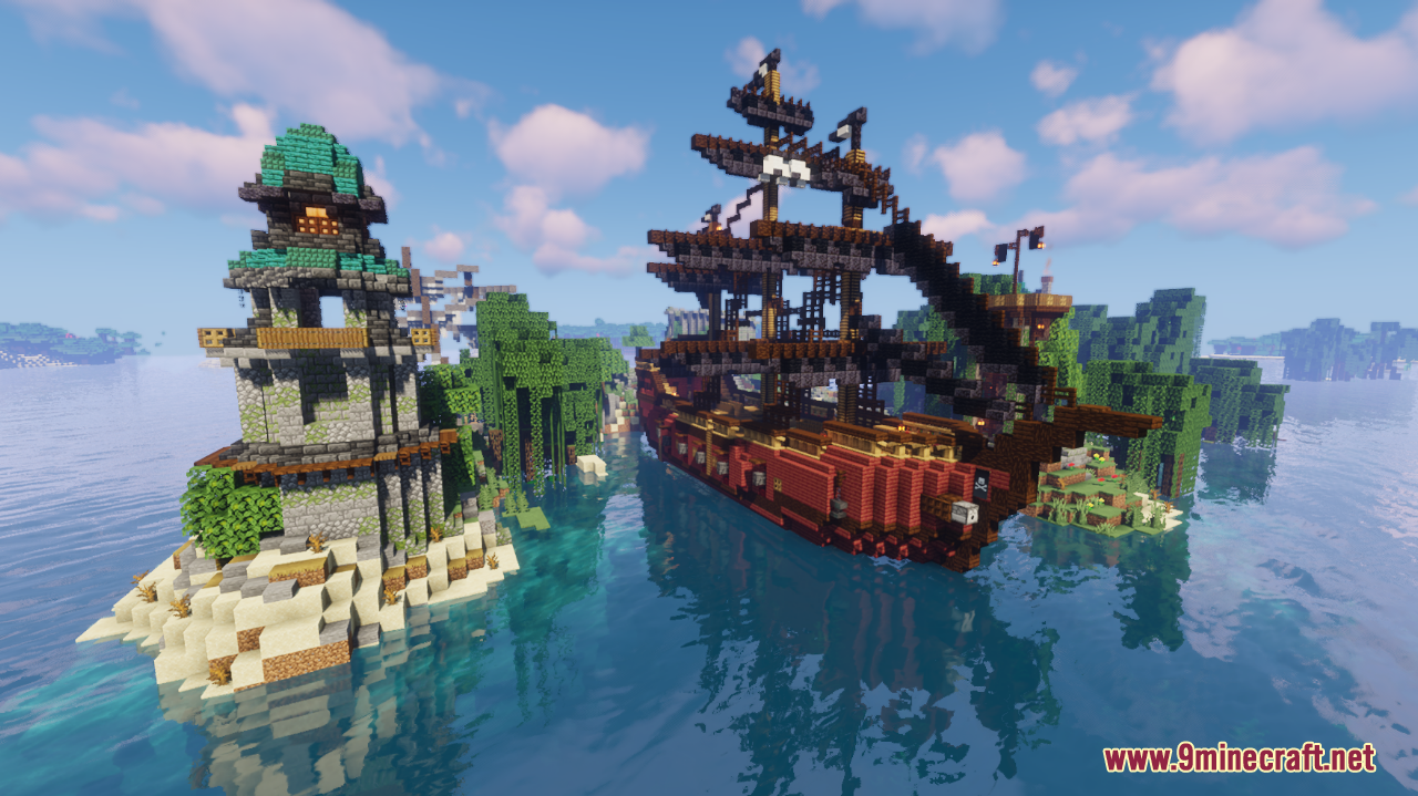 Pirate Island Map (1.21.1, 1.20.1) - For An Epic Adventure 4