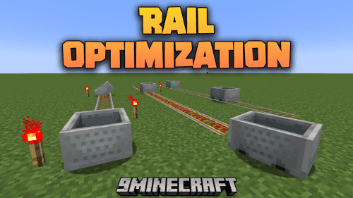 Rail Optimization Mod (1.21.1, 1.20.1) – Faster Rail Operations Thumbnail