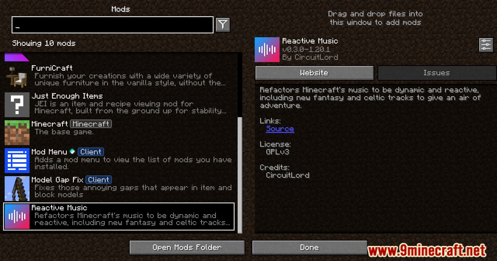 Reactive Music Mod (1.21.1, 1.20.1) - Dynamic And Immersive Music 2