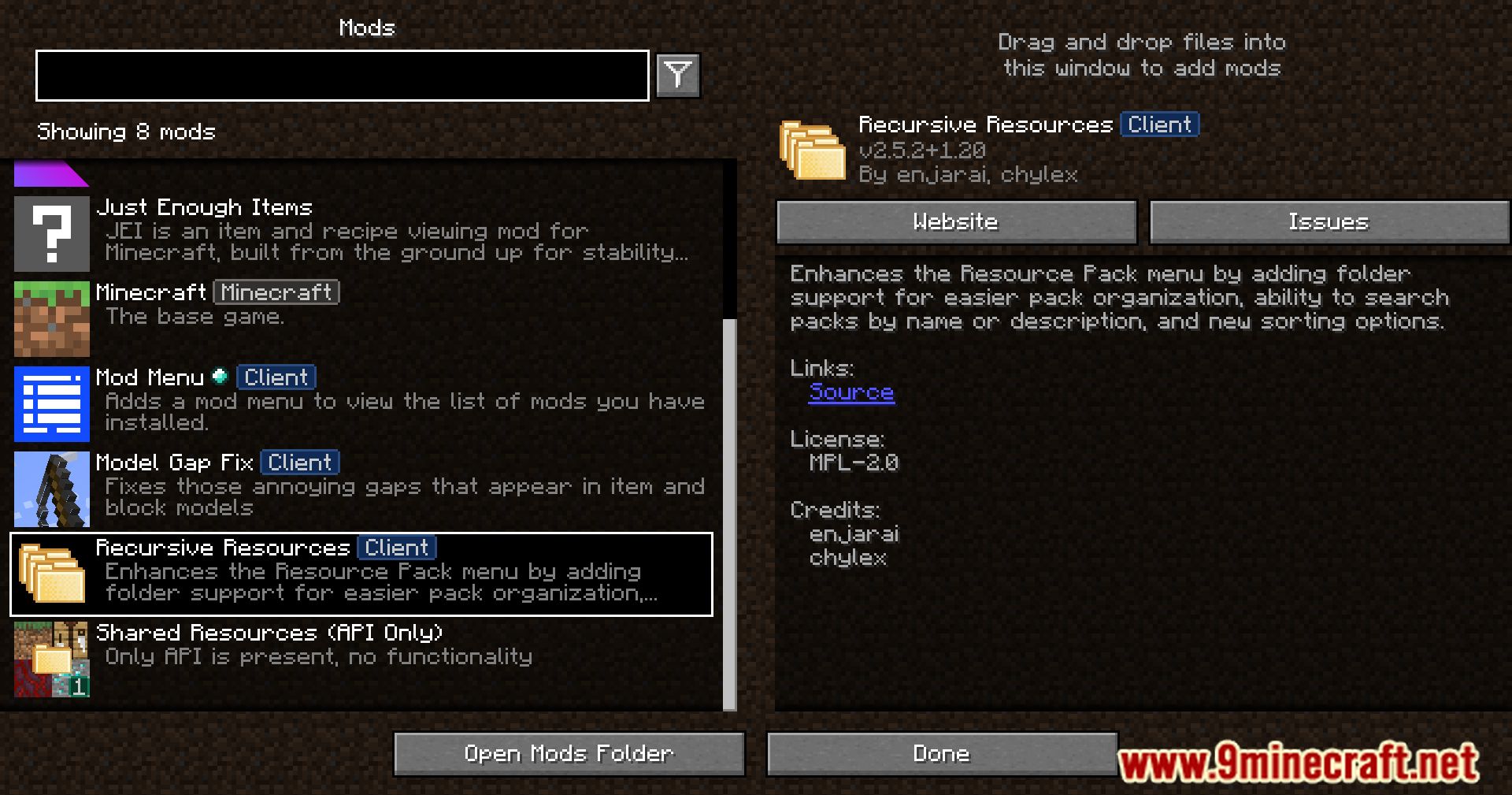 Recursive Resources Mod (1.21.1, 1.20.1) - Organize Your Minecraft Packs 2