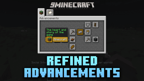 Refined Advancements Mod (1.21.1, 1.20.1) – New Goals And Milestones Thumbnail