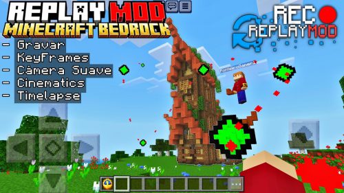 Replay Addon (1.21, 1.20) – MCPE/Bedrock Mod Thumbnail