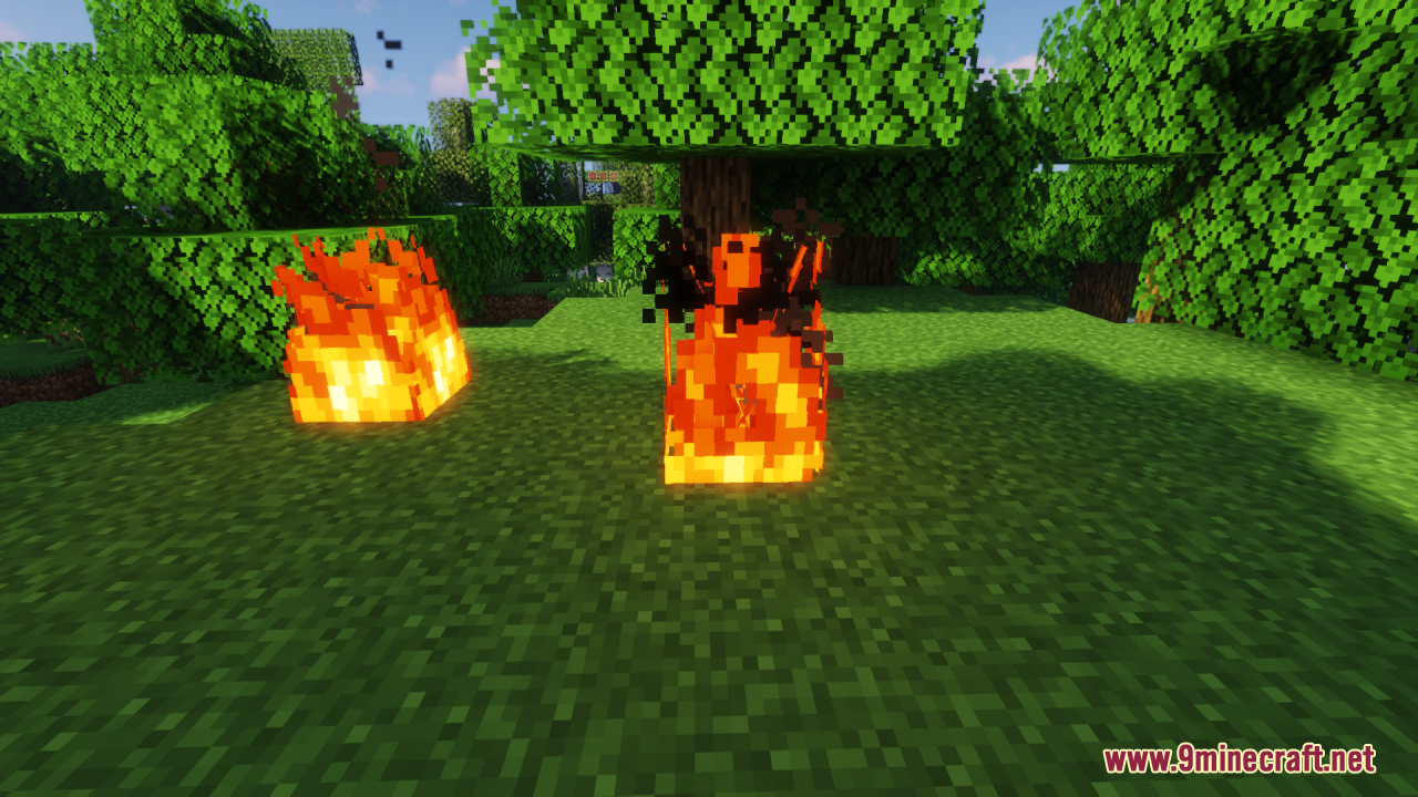 Retextured Fire Resource Pack (1.21.1, 1.20.1) - Texture Pack 12