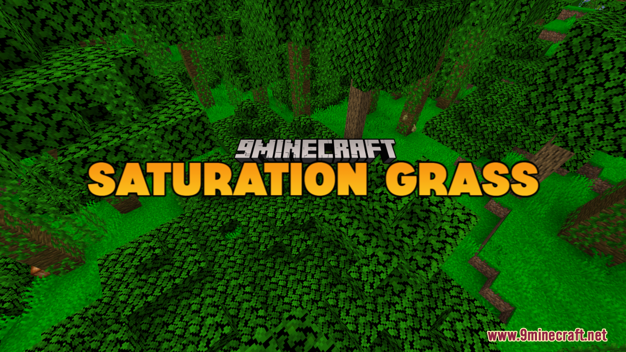 Saturation Grass Resource Pack (1.21.1, 1.20.1) - Texture Pack 1