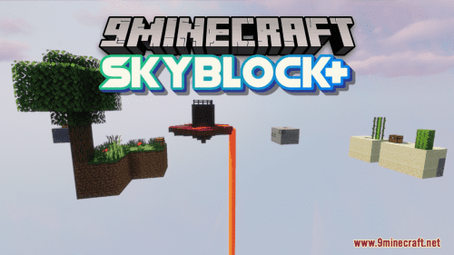 Skyblock+ Map (1.21.1, 1.20.1) – Revamped Sky Adventure Thumbnail