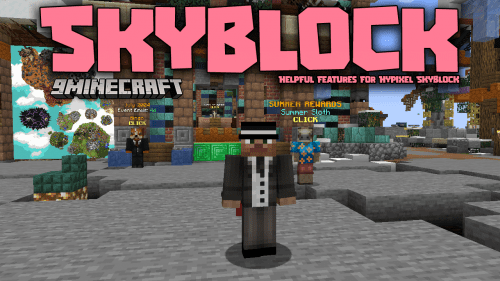 Skyblock Mod (1.21, 1.20.6) – Optimized Hypixel Skyblock Gameplay Thumbnail