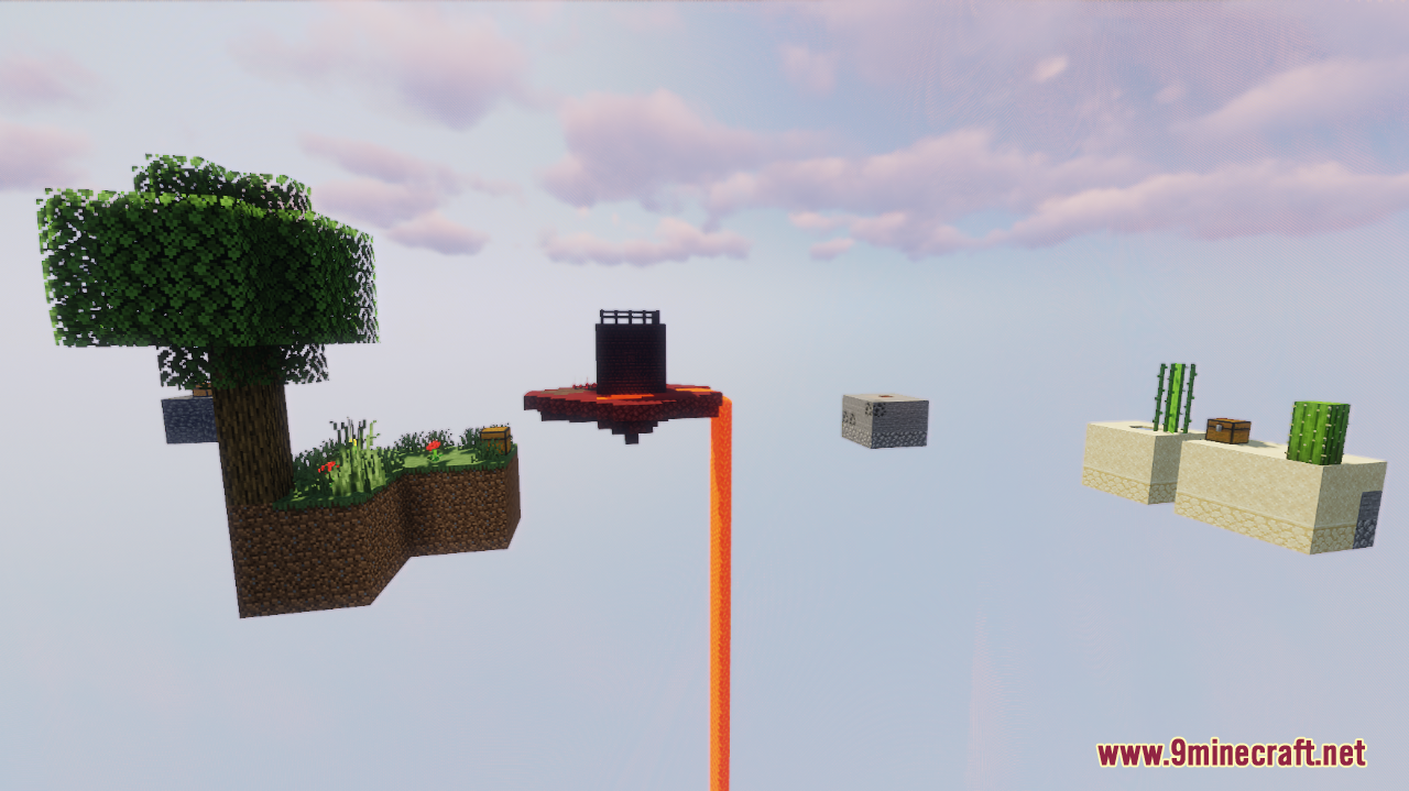 Skyblock+ Map (1.21.1, 1.20.1) - Revamped Sky Adventure 2