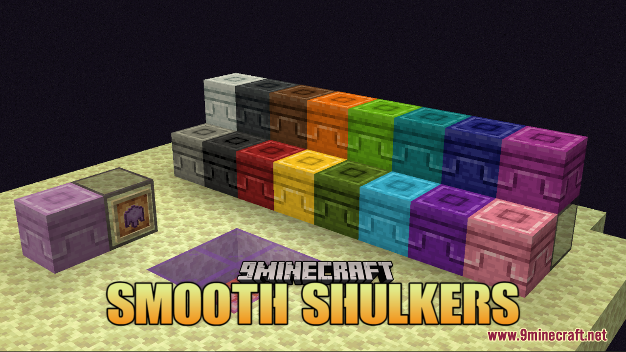 Smooth Shulkers Resource Pack (1.21.1, 1.20.1) - Texture Pack 1