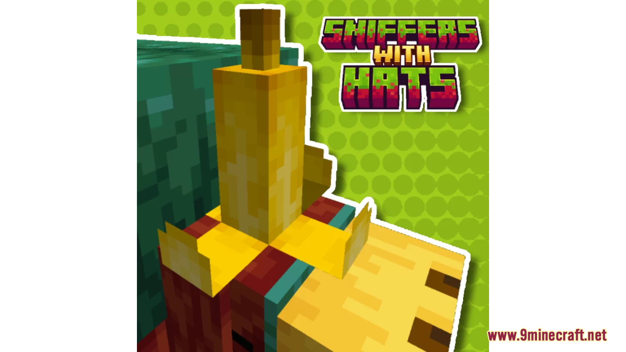 Sniffers With Hats Resource Pack (1.21.1, 1.20.1) - Texture Pack 1