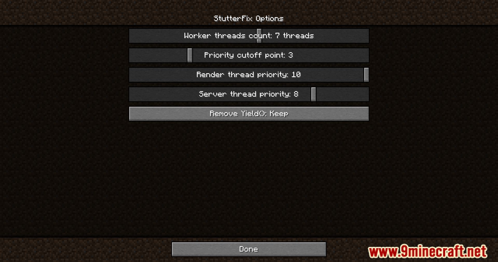 StutterFix Mod (1.21.1, 1.20.1) - Optimize Your Game Threads 4