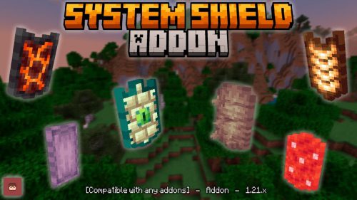 System Shields Addon (1.21) – MCPE/Bedrock Mod Thumbnail