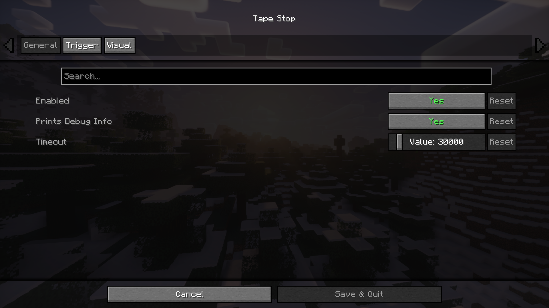 Tape Stop Mod (1.20.4, 1.20.1) - Prevent Game Rendering When Not Playing 3